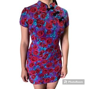 Zara Cocktail Style Cute Small Floral Dress